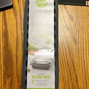 Silicone ice stick tray